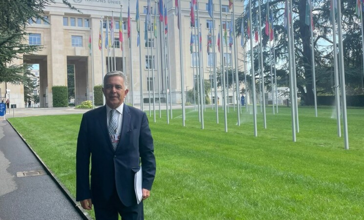Ο Βασίλης Α. Υψηλάντης στον Οργανισμό Ηνωμένων Εθνών (Ο.Η.Ε.) στην Γενεύη ως εκπρόσωπος του Ελληνικού Κοινοβουλίου για τα ανθρώπινα δικαιώματα